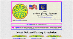 Desktop Screenshot of noda-darts.com